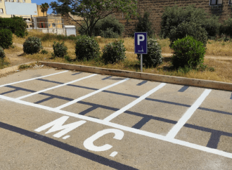 Motorcycle (MC) parking bay — use dedicated MC spaces