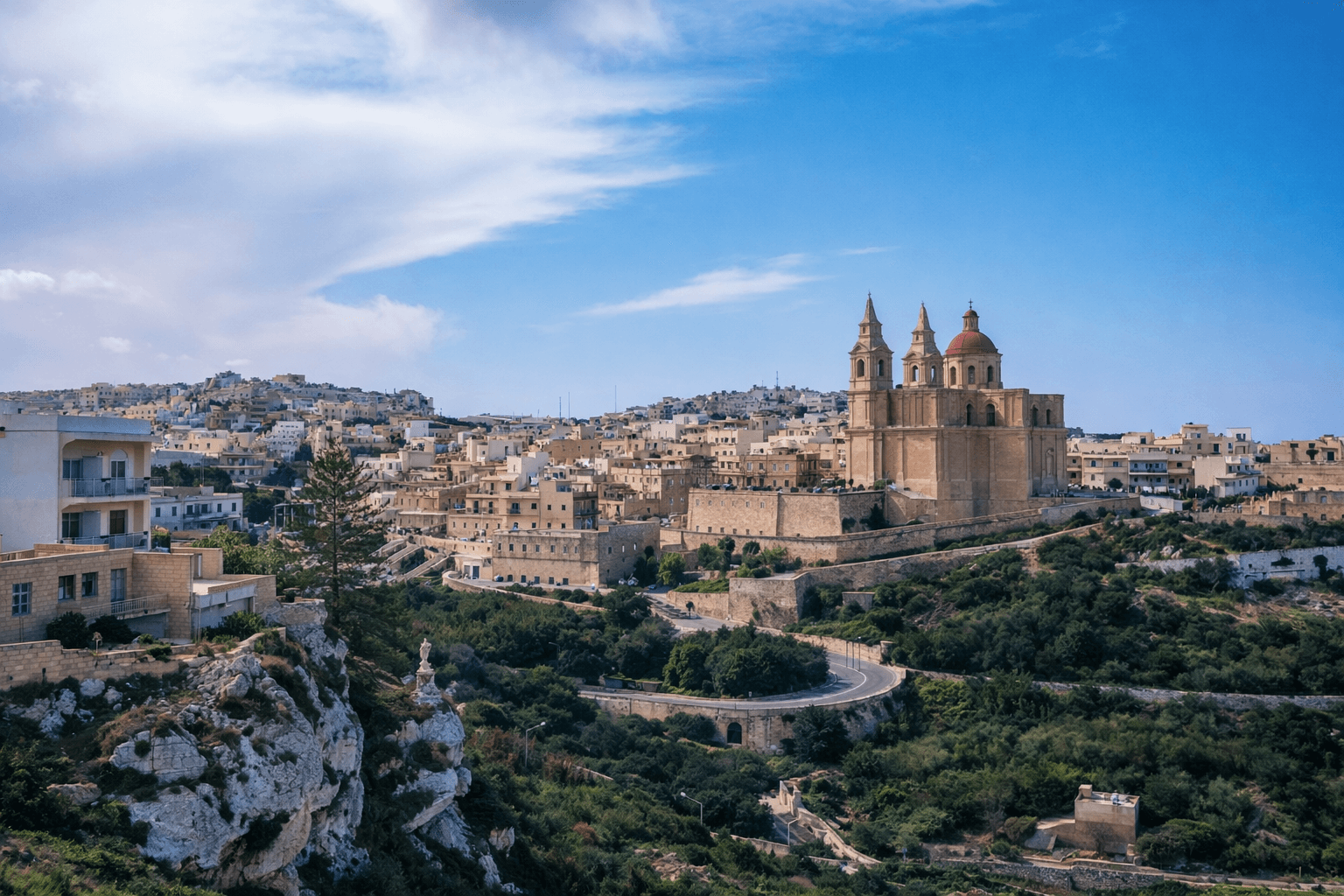 Malta — coastal and landscape views